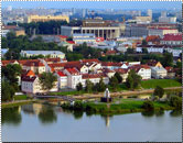 View of the Upper Town and the Svislach river